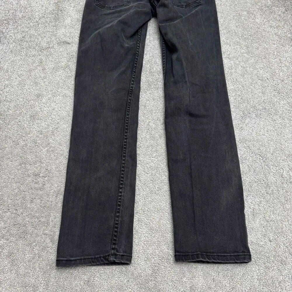 Levi's 511 Straight Leg Slim Fit Denim Jeans Mens 28x32 Black Waterless Casual